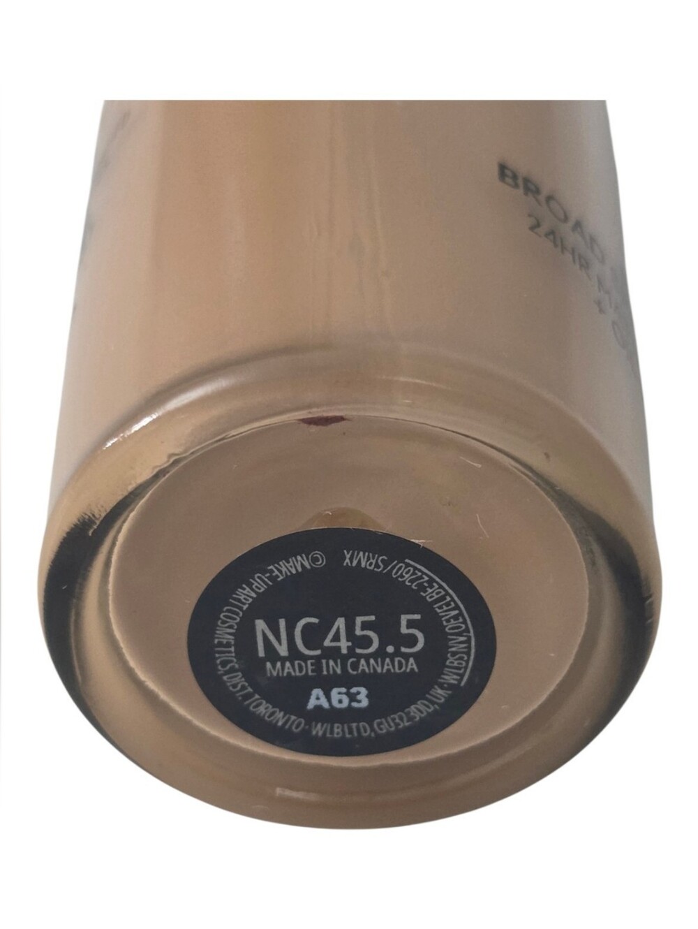 Mac Cosmetics Studio Fix Fluid SPF 15 24HR Matte Foundation + Oil Control NC45.5 - Picture 4 of 5